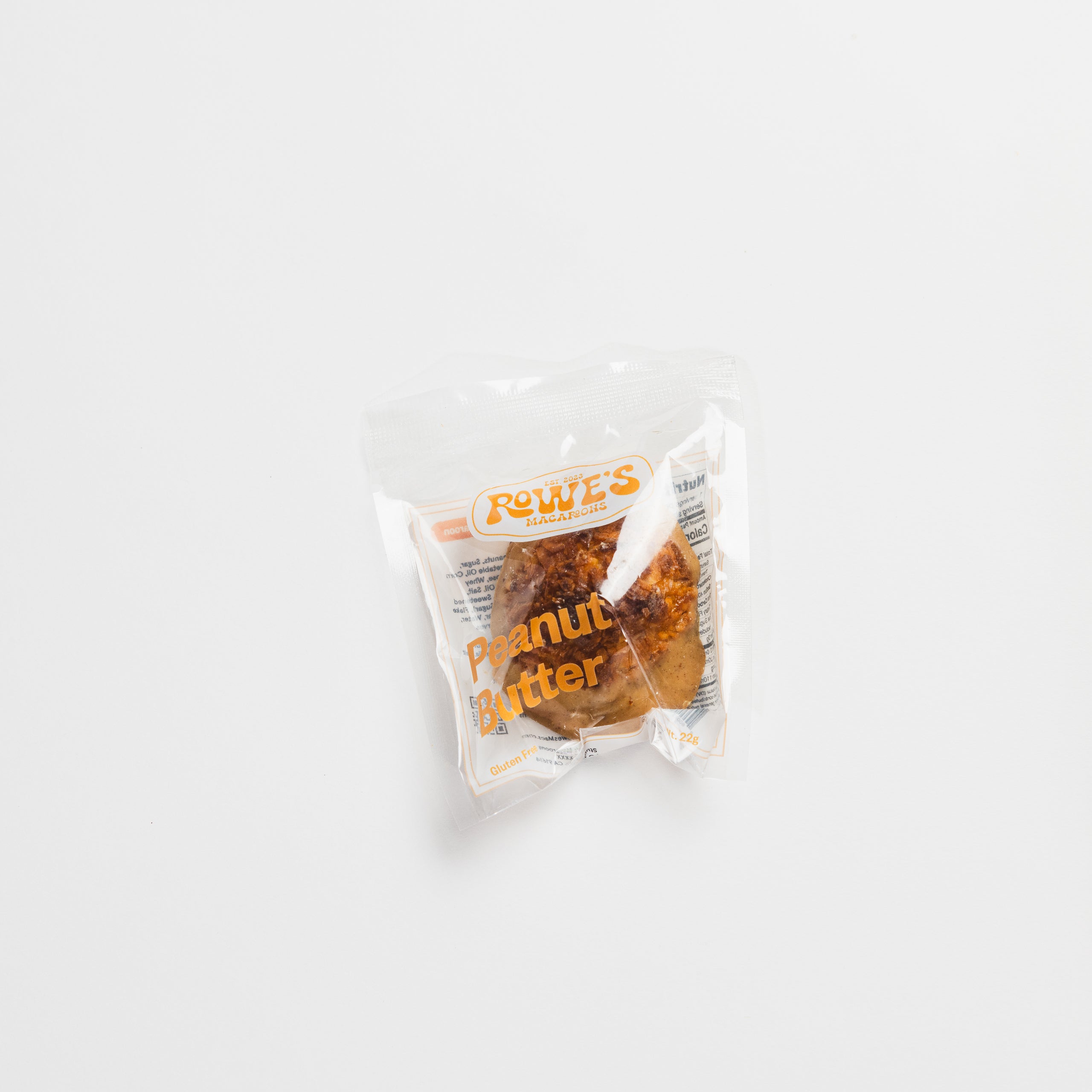 Peanut Butter Dipped Macaroon